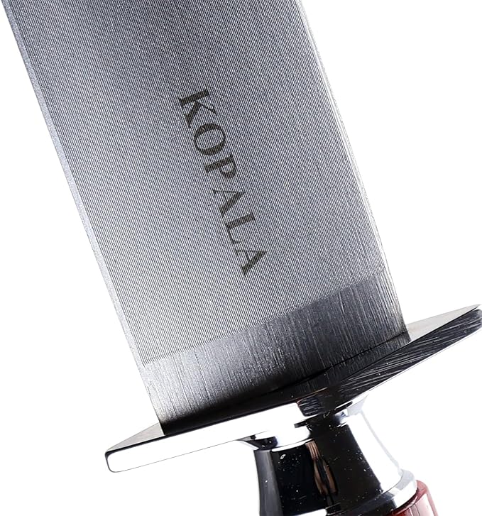 Sharpening Steel Knife Sharpener Rod Flat 12 Inches Honing Steel for Knives Heavy-duty Red