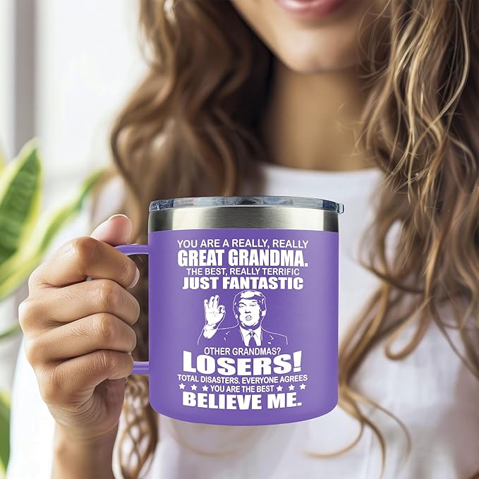 Grandma Gifts from Grandkids - Grandma Christmas Gifts, Birthday Gifts for Grandmas - Grandmother Gift, Christmas Gift for Grandmas Mug 14Oz