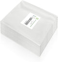 CANLENPK 8×10 Inch/20x24.5cm Vacuum Sealer Bags,Precut Easy Tear Notch Textured Food Storage Bag,Seal Meal Snack Fruit Nut,Boil Steam Heat Freeze Sous Vide Bags,Commercial Food Sealable Bags(100PCS)
