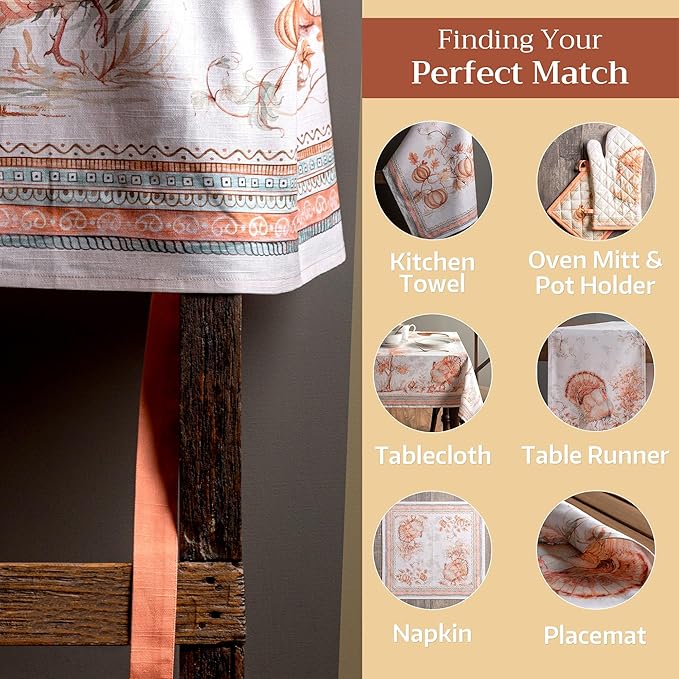 Maison d' Hermine 100% Cotton Apron for women with Pocket Kitchen Chef Apron for Men Cooking Gardening Server Waitress