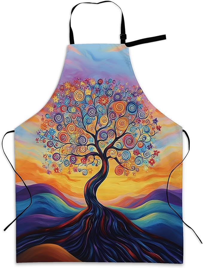 Cooking Aprons for Men and Women,Adjustable Bib Chef Apron with 2 Pockets, Soft and Durability Kitchen Apron