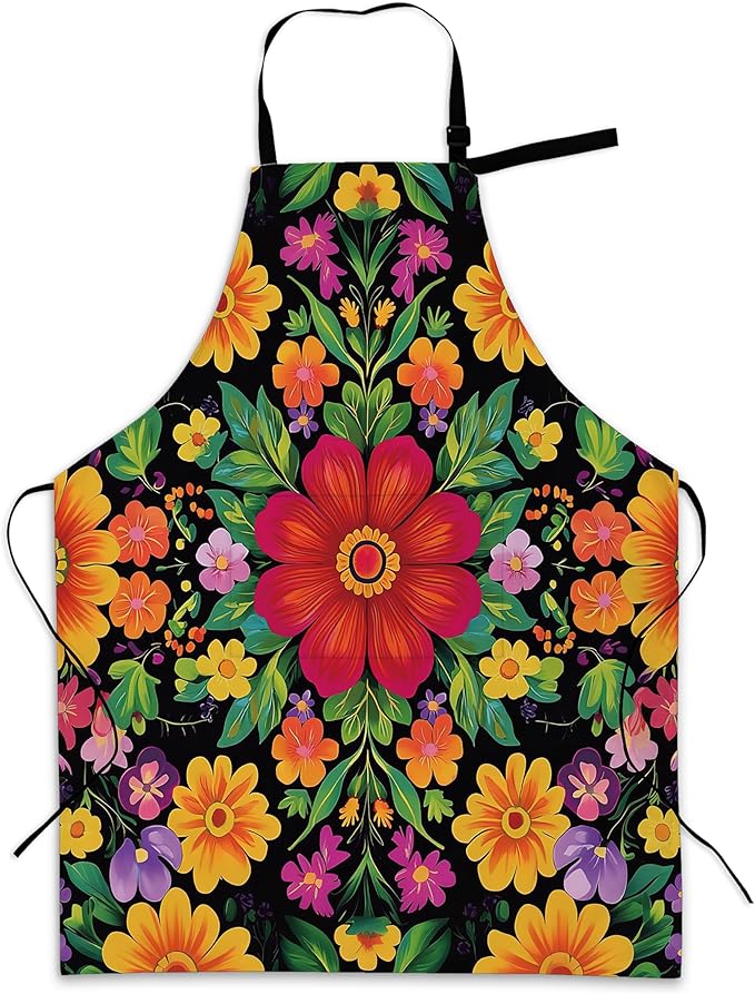 Adjustable Kitchen Apron with Pockets for Women and Men,Soft Chef Apron for Cooking, BBQ, and Grill