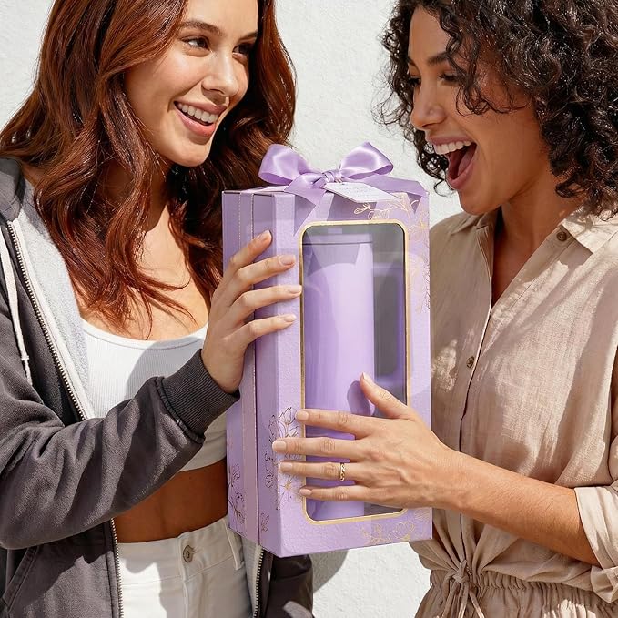 40 oz Insulated Tumbler with Handle,Flip Straw,Lid & Rubber Base Stainless Steel Water Bottle - Leak Proof Vacuum Insulated Mug BPA Free Reusable Travel Cup Gifts for Women/Men (Dark purple)