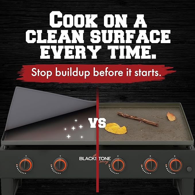 Kitchen perfection 17" Premium Silicone Griddle Cover Mat for Blackstone Griddle 17 Inch - Hermetic Protection from Rust & Debris All Year, Fits All Blackstone 17 Inch Models - Food Grade Silicone