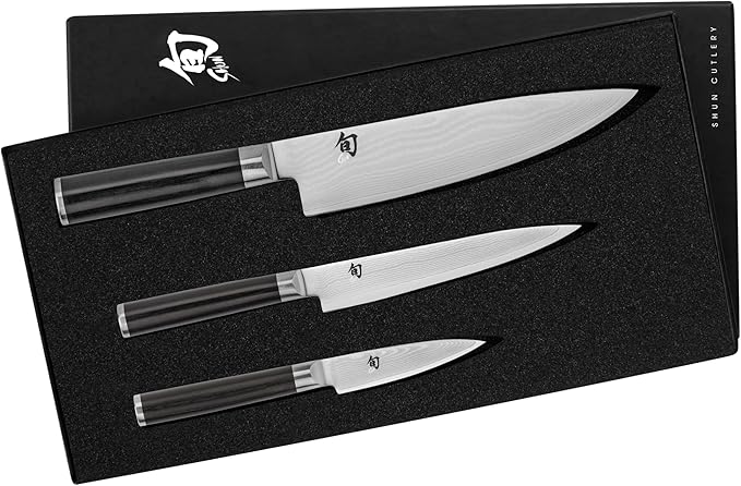 Shun Classic 3 Pc Starter Knife Boxed Set