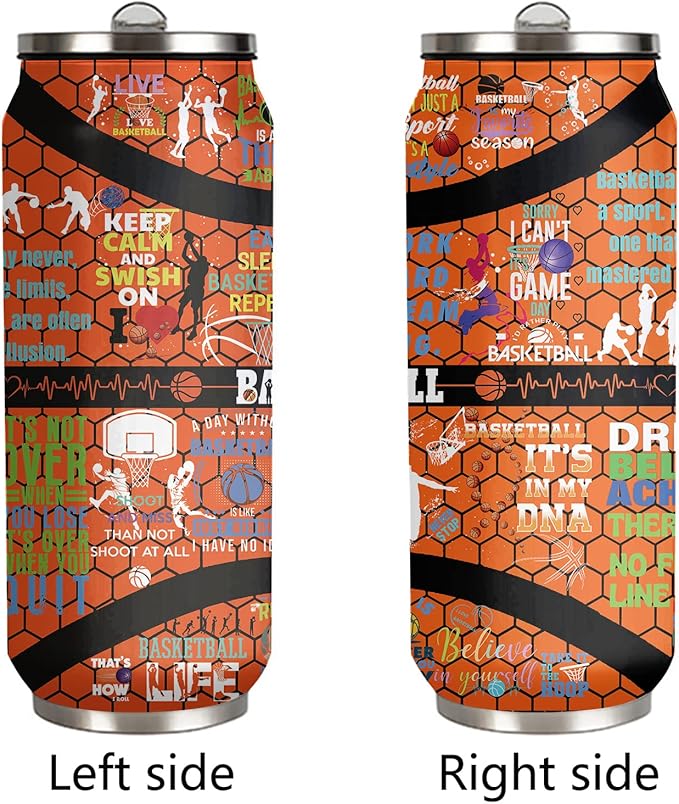 Basketball Tumbler Gifts for Women, Men - Basket Ball Gift for Woman - Christmas, Birthday Gift for Basket Ball Lovers-Basketballs Gifts for Women Girls Friends Sisters Players 17 Oz