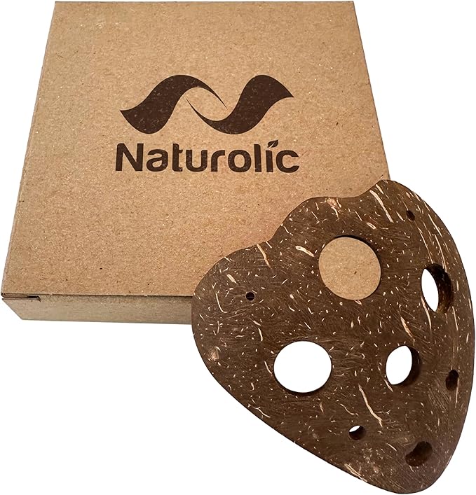 All-Natural Herb Stripper Tool for Fresh Herbs | 9-Hole Kale, Rosemary and Thyme Peeler | Eco-Friendly Kitchen Gadget | Metal & Plastic Free Herb Stripping Tool for Cilantro, Basil, Chard & More