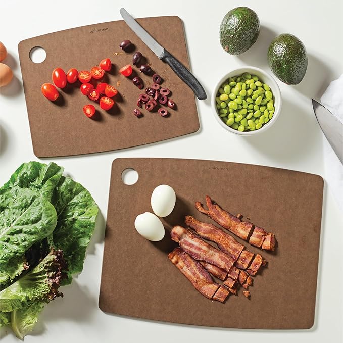 Epicurean Kitchen Series Cutting Board, 11.5-Inch × 9-Inch, Nutmeg