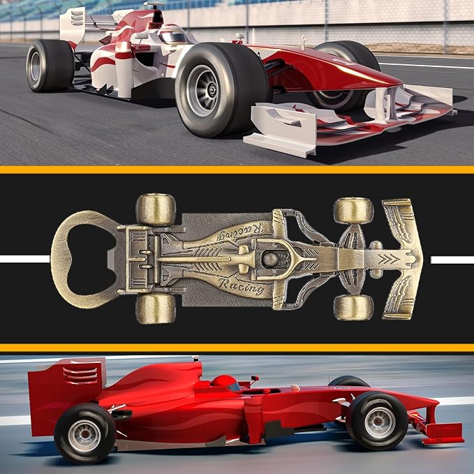 Racing Car Gifts for Men Women, Racing Car Bottle Opener, Unique Racing Gifts for Men Him Dad Boyfriend Husband Grandad, Beer Gifts Birthday Gifts Christmas Gifts for Men