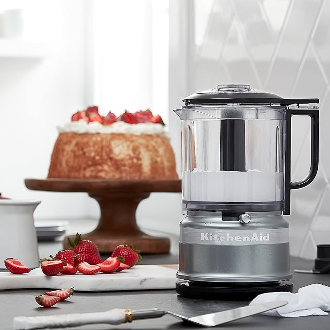 KitchenAid 5 Cup Food Chopper KFC0516CU, Contour Silver