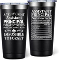 Assistant Principal Gifts for Men, Women - Christmas Principals Day Appreciation Gift for Assistant Principal - 20oz Tumbler Vice Principals Gifts