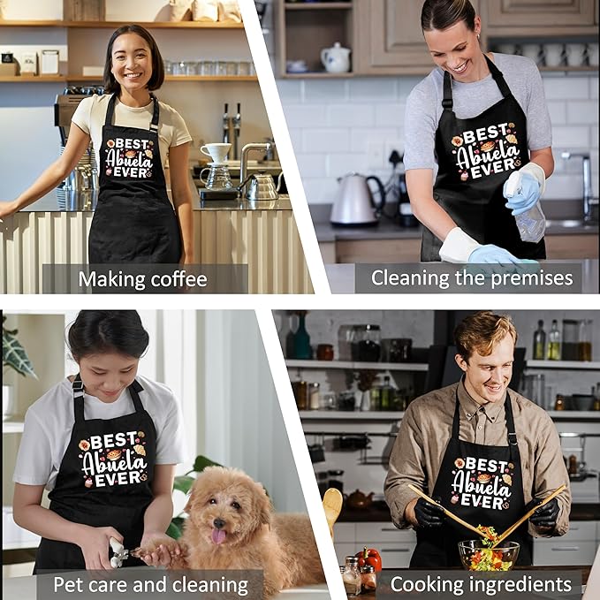 Funny Cafeteria Crew Aprons with Pockets, Cafeteria Worker Staff Appreciation Gifts
