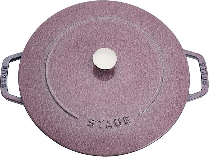 Staub Cast Iron Essential French Oven, Dutch Oven, 5-quart, serves 5-6, Made in France - Lilac