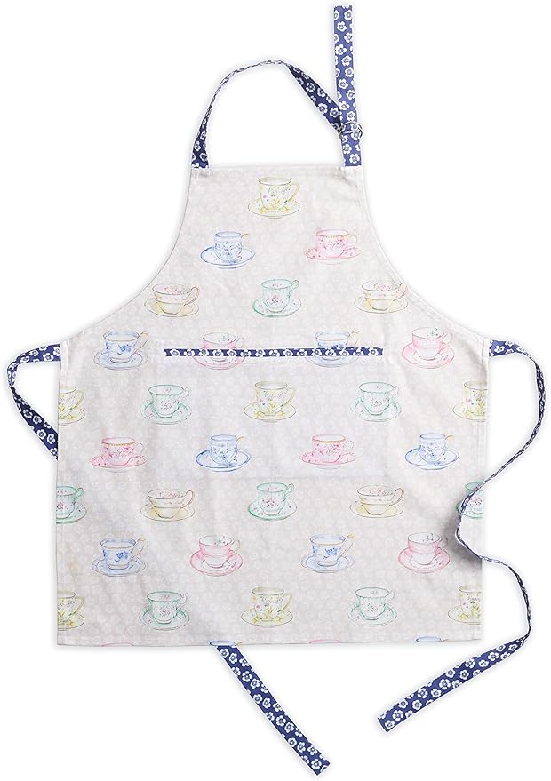 Maison d' Hermine 100% Cotton Apron for women with Pocket Kitchen Chef Apron for Men Cooking Gardening Server Waitress
