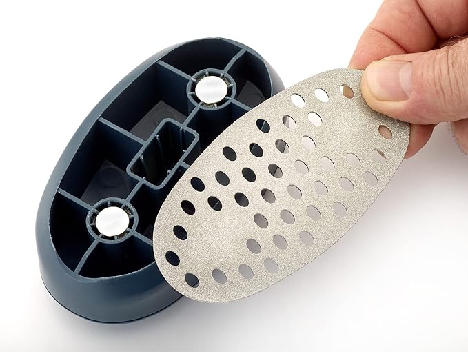 Mercer Culinary Flattening Stone - 2 Sided Diamond Plate