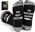 VICRAZY Racing Car, Sport Car Socks for Men, Women - Formula 1 Gifts, Racing Socks, Stocking Stuffers for Men, Women