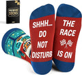 VICRAZY Racing Car, Sport Car Socks for Men, Women - Formula 1 Gifts, Racing Socks, Stocking Stuffers for Men, Women