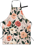 Apron with Pockets for Women, Adjustable Kitchen Cooking BBQ Chef Apron, Gifts for Mom Birthday, or Holidays