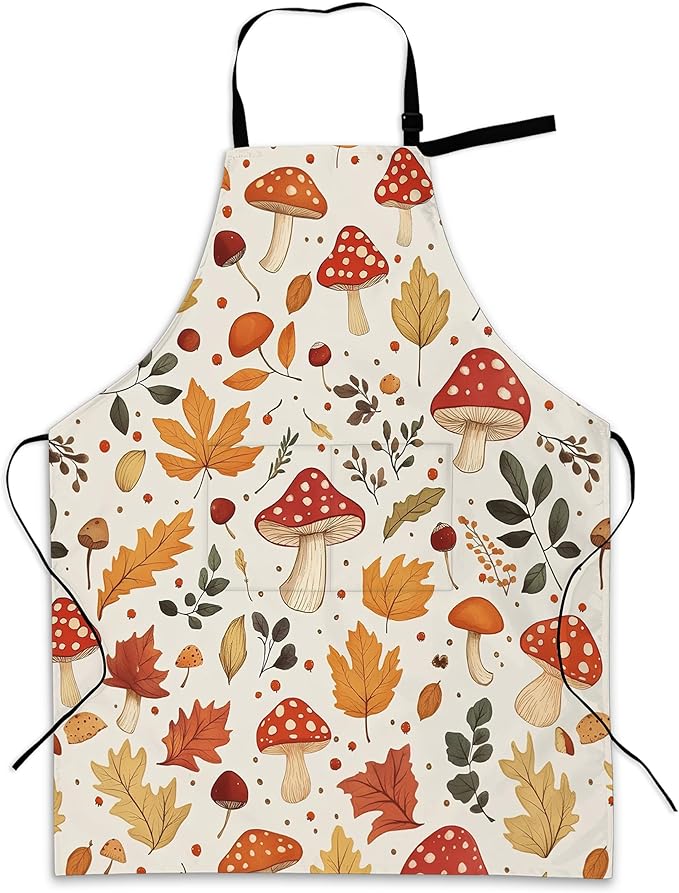 Adjustable Kitchen Apron with Pockets for Women and Men,Soft Chef Apron for Cooking, BBQ, and Grill