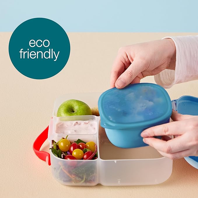 b.box Lunch Tub, Storage for Bento Box & Lunch Box, Ideal for Separating & Containing Foods, Dishwasher, Microwave and Freezer safe - Prepare and Store In Advance (Berry)