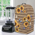 Sunflower Butterfly Coffee Machine Dust Cover Universal Design Compatible with Blender Juicer Food Processor Washable Oil Proof Food Processor Protective Cover with Top Handle