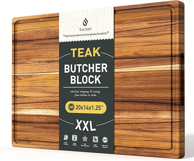 Cutting Board Wood Chopping Board Double Sided Charcuterie Boards Serving Board Kitchen Essential House Warming Hostess Host Gift Serving Tray for Christmas Wedding Birthday Anniversary Charcoal Gray