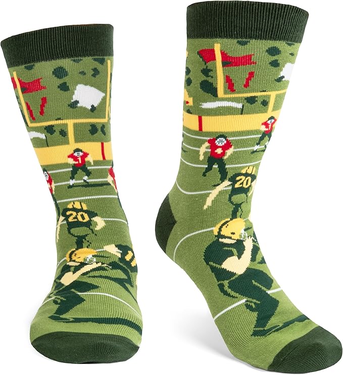 Lavley Funny Socks for Sports Fans and Players - Cool Novelty Gifts for Men, Women, & Teens