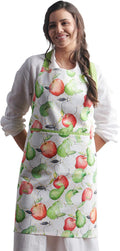 Maison d' Hermine 100% Cotton Apron for women with Pocket Kitchen Chef Apron for Men Cooking Gardening Server Waitress