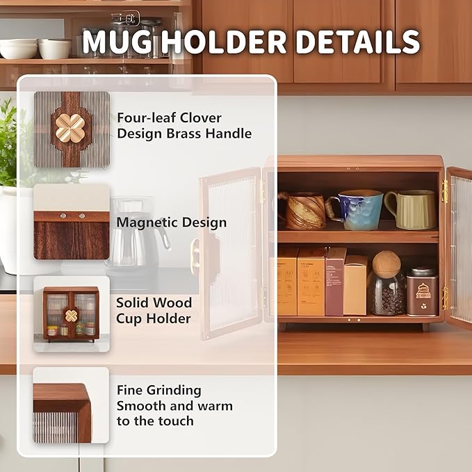 Pantry Cabinet, Wodden Kitchen Pantry Storage Cabinets with 2 Door and 3 Shelves, Pantry Storage Cabinet, Cupboard for Kitchen, Dining Room, Living Room and Bathroom