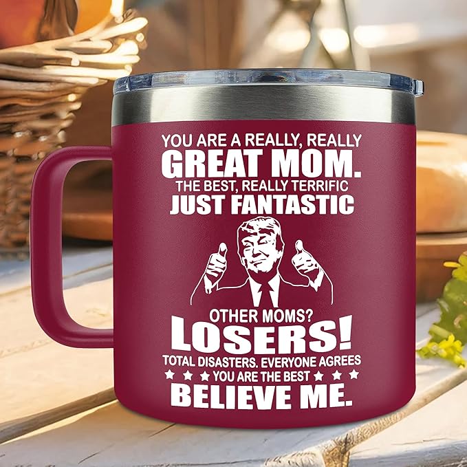 Gifts for Mom from Daughter, Son - Christmas Gifts for Mom, Wife, Women - Moms Birthday Gift Ideas, Cool Birthday gifts for Moms, Mothers - Best mom Mug, Funny moms Coffee Mug 14oz