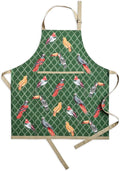 Maison d' Hermine 100% Cotton Apron for women with Pocket Kitchen Chef Apron for Men Cooking Gardening Server Waitress