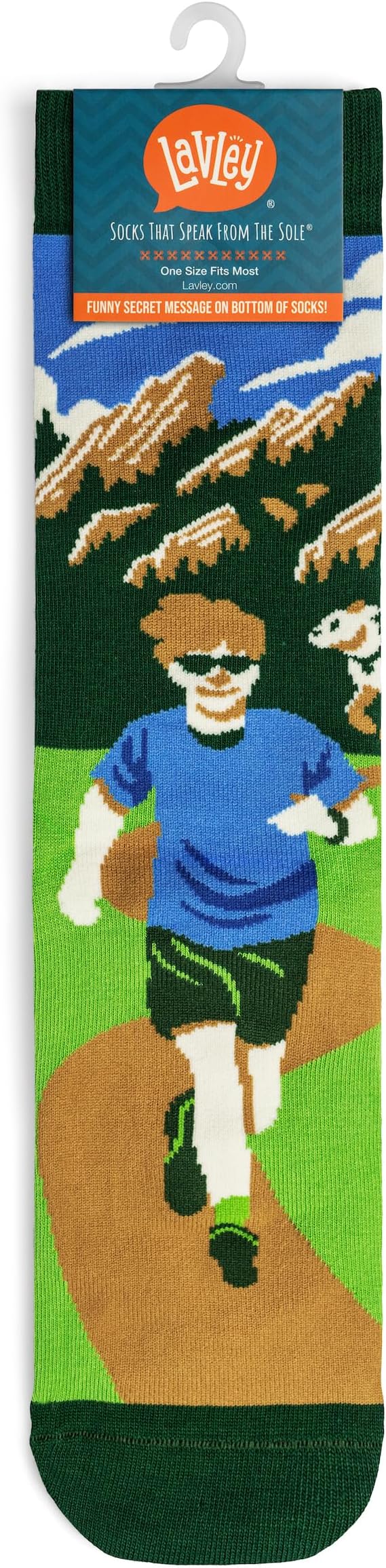 Lavley Funny Socks for Sports Fans and Players - Cool Novelty Gifts for Men, Women, & Teens
