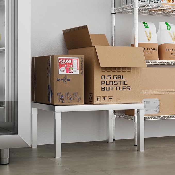 Aluminum Dunnage Rack | Storage in Restaurant, Kitchens and Garages and More! (24" Long x 18" Wide | Height: 12" Off The Floor)