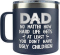 Christmas Gifts for Dad, Men - Gifts for Dad from Daughter, Son - Dads Birthday Gift Ideas, Happy Birthday gifts for Dads, Fathers - Best Dad Ever Gift, Present for dads - 14 Oz dad Mug