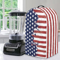 American Flag Art Blender Cover Dust Proof Small Appliance Cover Foldable Dust Cover Kitchen Decorations for Blender Food Processor Juicer