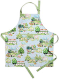 Maison d' Hermine 100% Cotton Apron for women with Pocket Kitchen Chef Apron for Men Cooking Gardening Server Waitress