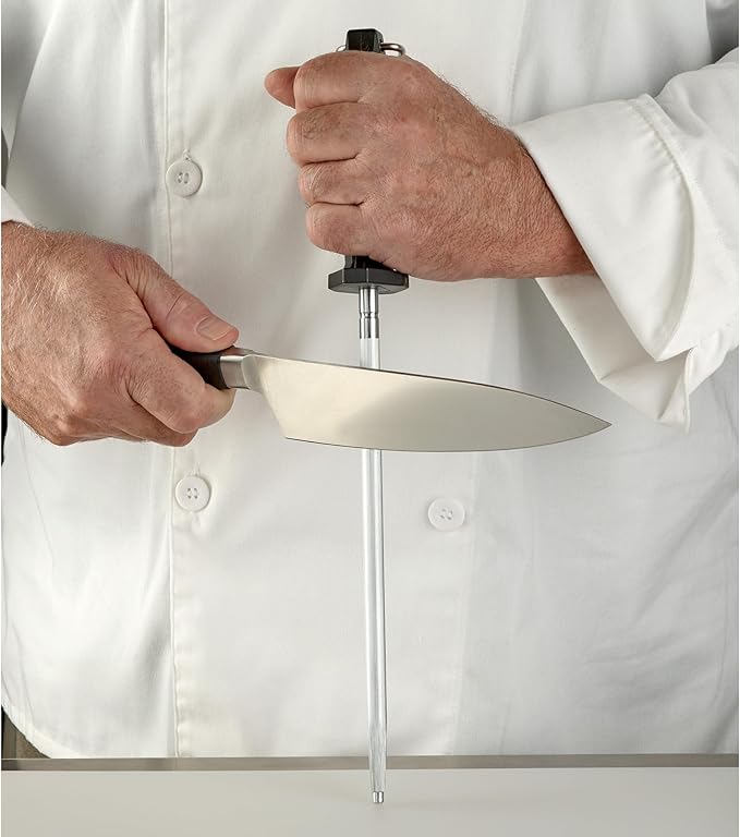 Mercer Culinary 10-Inch Honing Steel, Poly Handle