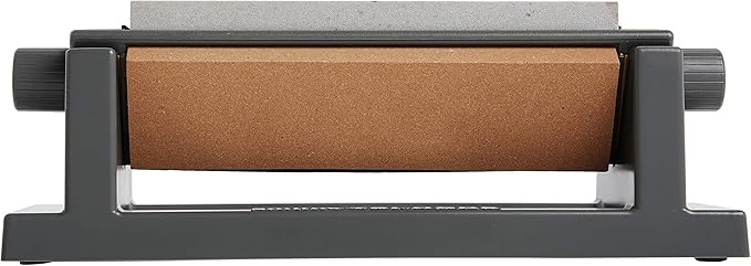 Smith’s TRI6 Arkansas Tri-Hone Stone Sharpening System Grey 6” Fine, Medium, & Coarse Stones 3-Way Honing Nonslip Rubber Feet Restore Tools, Hunting, Kitchen, Fishing & Pocket Knives