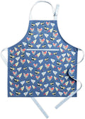 Maison d' Hermine 100% Cotton Apron for women with Pocket Kitchen Chef Apron for Men Cooking Gardening Server Waitress