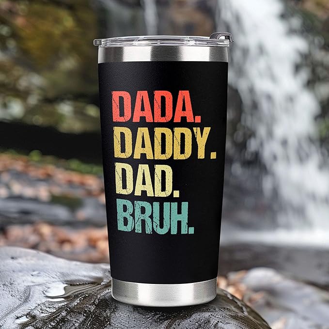 Christmas Gifts for Dad, Men - Gifts for Dad from Daughter, Son - Dads Birthday Gift Ideas, Happy Birthday gifts for Dads, Fathers - Best Dad Ever Gift, Present for dads - 20 Oz dad Tumbler