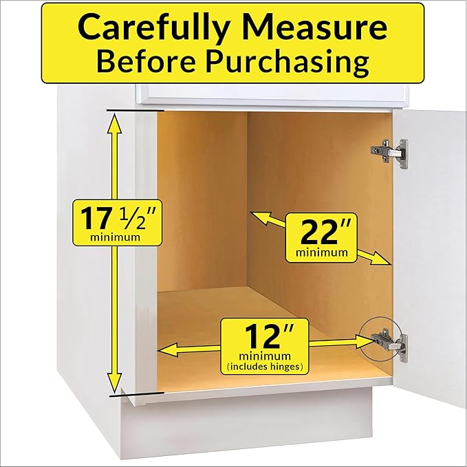 LYNK PROFESSIONAL® SELECT™ Pull Out Cabinet Organizer - 11" x 21" - Slide Out Drawer for Kitchen Cabinets - Sliding Pantry Shelves - Roll Out Shelf for Pots, Pans, Lifetime Ltd Warranty - 2 Tier