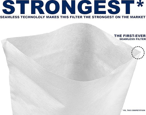 (100 Pack) Commercial Cold Brew Coffee Filters, 20" x 20" For Commercial Model Cold Brew Coffee Makers and 5-gallon Commercial Systems…