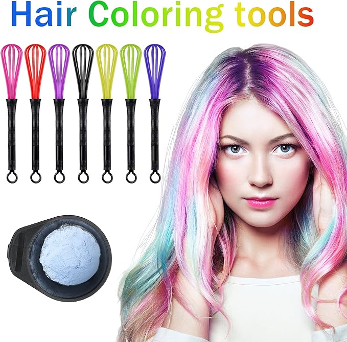 12 Pack Hair Color Whisk Mini Whisk for Hair Dye Color Mixing Christmas Gifts 7 x 1.2 in Salon Barber Plastic dressing Dye Kitchen Baking Cooking Mixer Tool