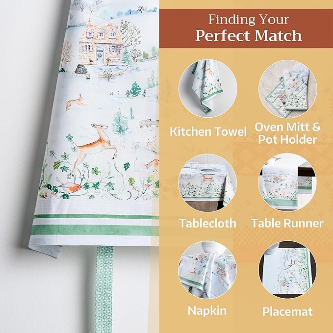 Maison d' Hermine 100% Cotton Apron for women with Pocket Kitchen Chef Apron for Men Cooking Gardening Server Waitress