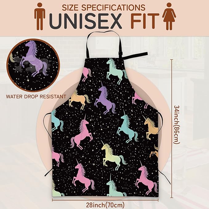Adjustable Kitchen Apron with Pockets for Women and Men,Soft Chef Apron for Cooking, BBQ, and Grill