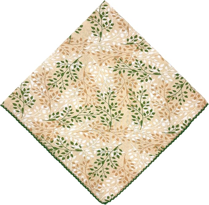 21x21 inches 100% Cotton Bandana for Women - Soft Square Scarf, Multi-Purpose Head Covering, Hair Bandana
