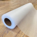 EVALAND Shelf Liners for Kitchen Cabinets Non-Adhesive 21.6" x 20 FT Clear Drawer Liner Non Slip, Washable Cabinet Liner, Waterproof Shelf Liners for Cabinets, Refrigerator Bathroom Pantry Cabinet Mat