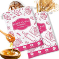 2-Pack Beeswax Bread Bags for Homemade Bread, Rose Pink Reusable Sourdough Storage Bags with Premium Beeswax Coating for Loafs Baguette Fresh Keeping,Great Homesteading Essentials and Baking Gifts.