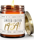 65th Birthday Gifts for Women - 'Limited Edition 1960' Soy Candle, w/Champagne on Ice I 65 Birthday Gifts for Women I 65th Gift for Her Ideas I 9oz Reusable Jar, 50Hr Burn, Made in USA