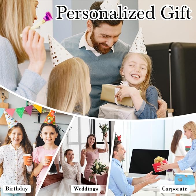 Personalized Tumbler with Names, Custom Travel Coffee Insulated Tumbler 20 oz for Wedding Groomsmen Gifts, Stainless Steel Cup with Lid, Personalized Birthday Christmas Gifts for Men Women